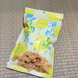 イカ天瀬戸内れもん味 瀬戸内産レモンを使用 瀬戸内ブランド認定商品 まるか食品株式会社 広島県 尾道市 食品メーカー