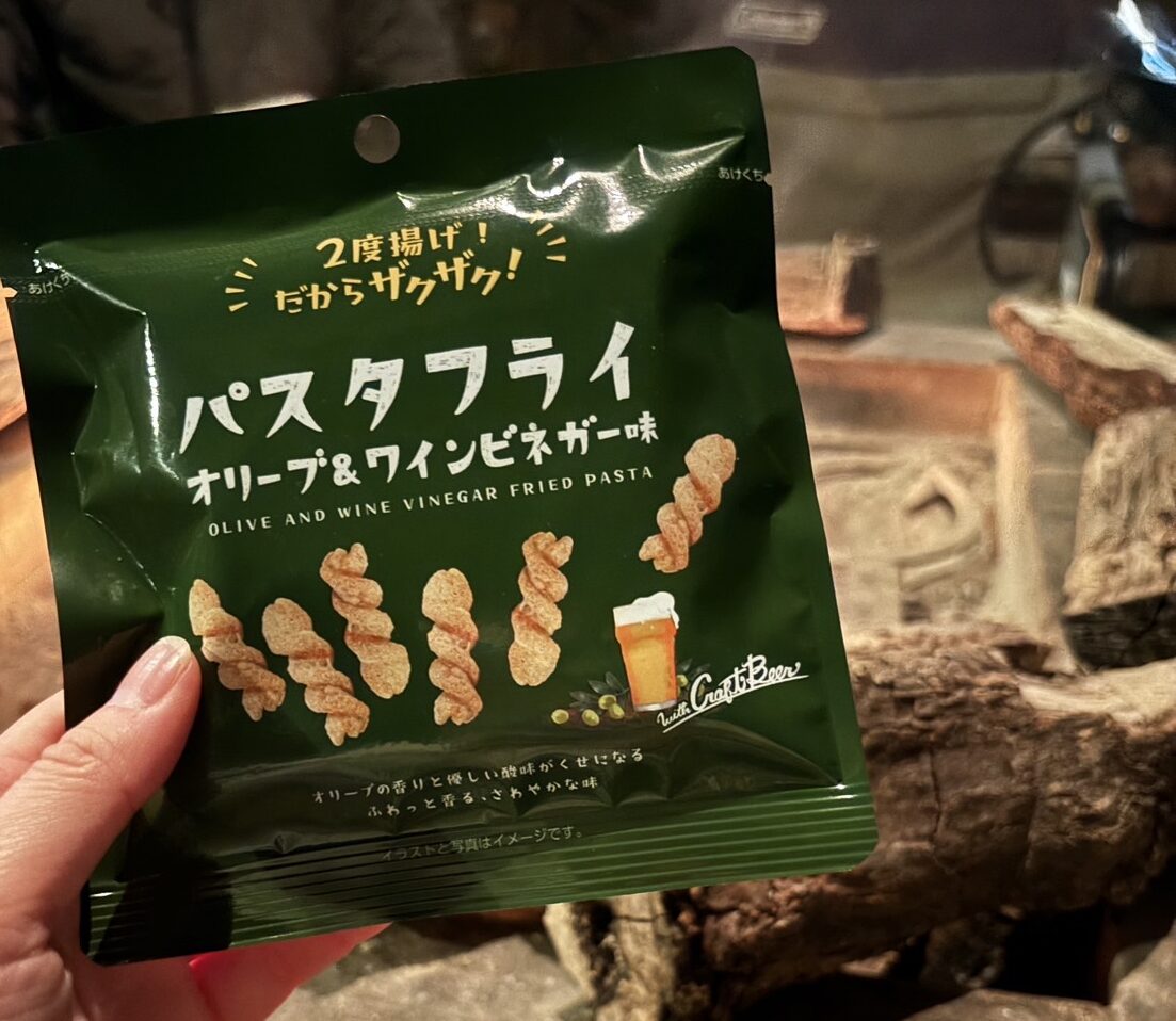 2025年新商品 パスタフライ オリーブ＆ワインビネガー味 紹介します。